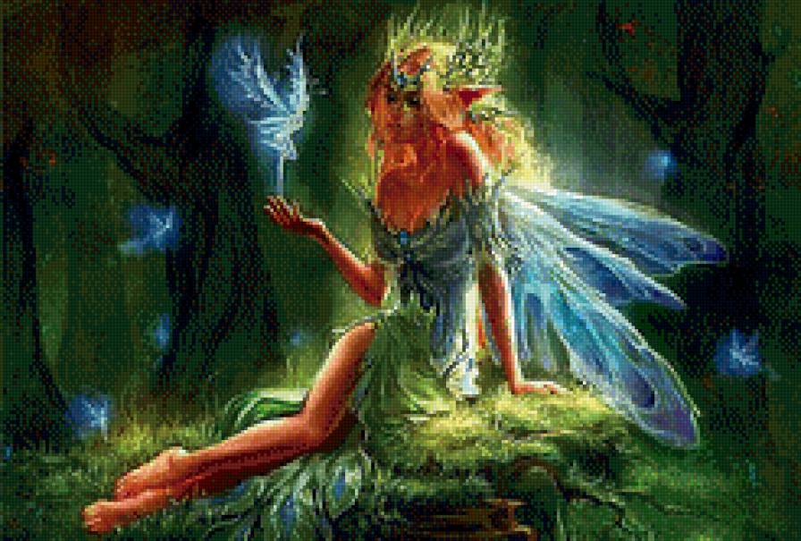 королева Фея - феи, сказка, фэнтези, лес - предпросмотр
