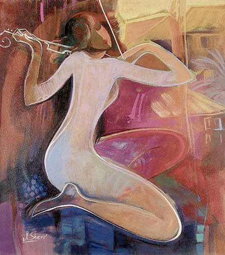 Скрипка - картина - оригинал