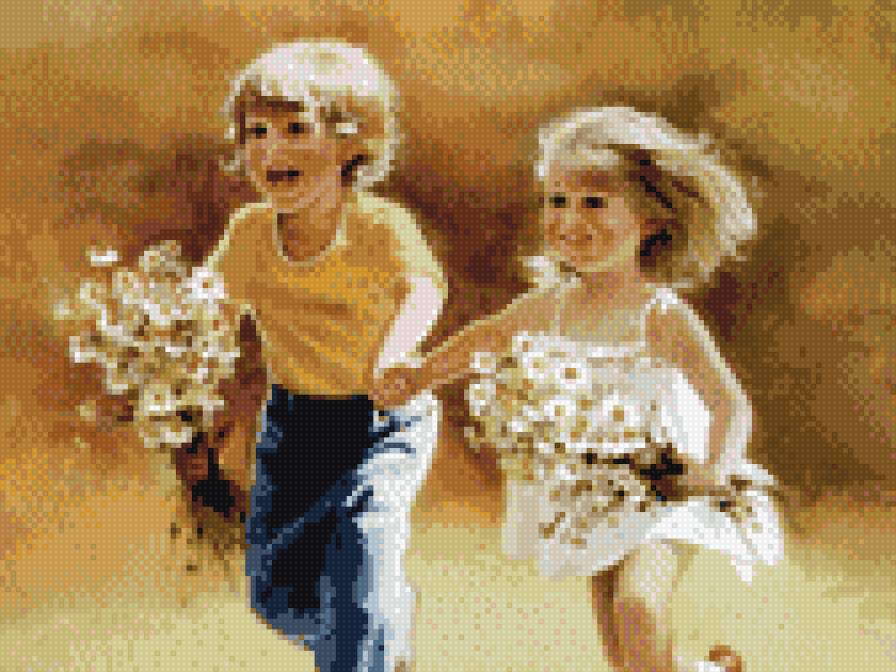 Дети - картина - предпросмотр