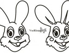 Схема вышивки «Заяц из "Ну,погоди!"»