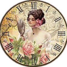 Схема вышивки «Часы»