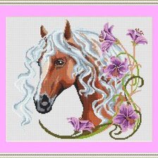 Схема вышивки «Лошадь»