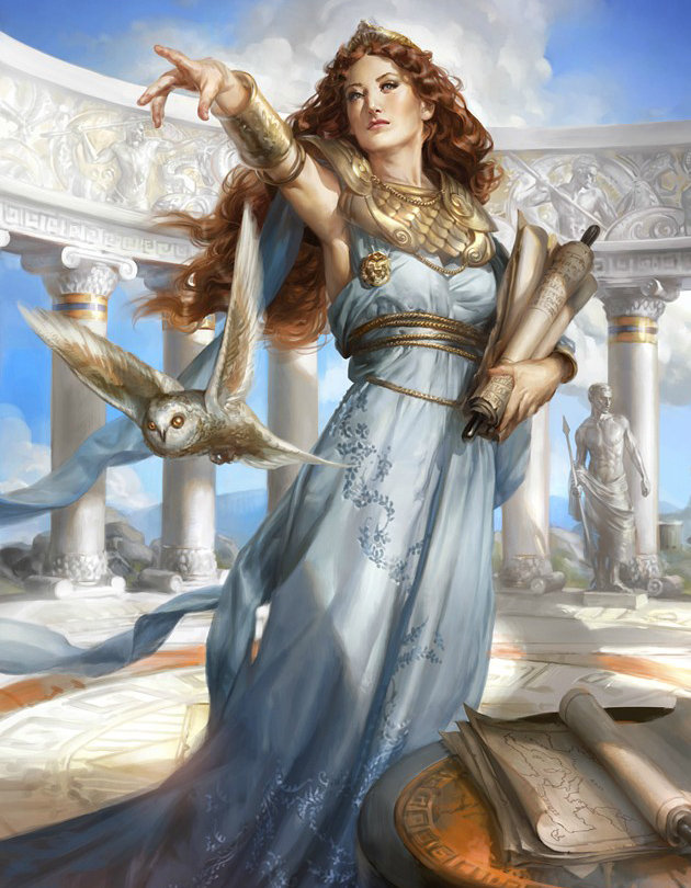 афина - девушка, миф, богиня, греция - оригинал