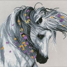 Схема вышивки «лошадь»