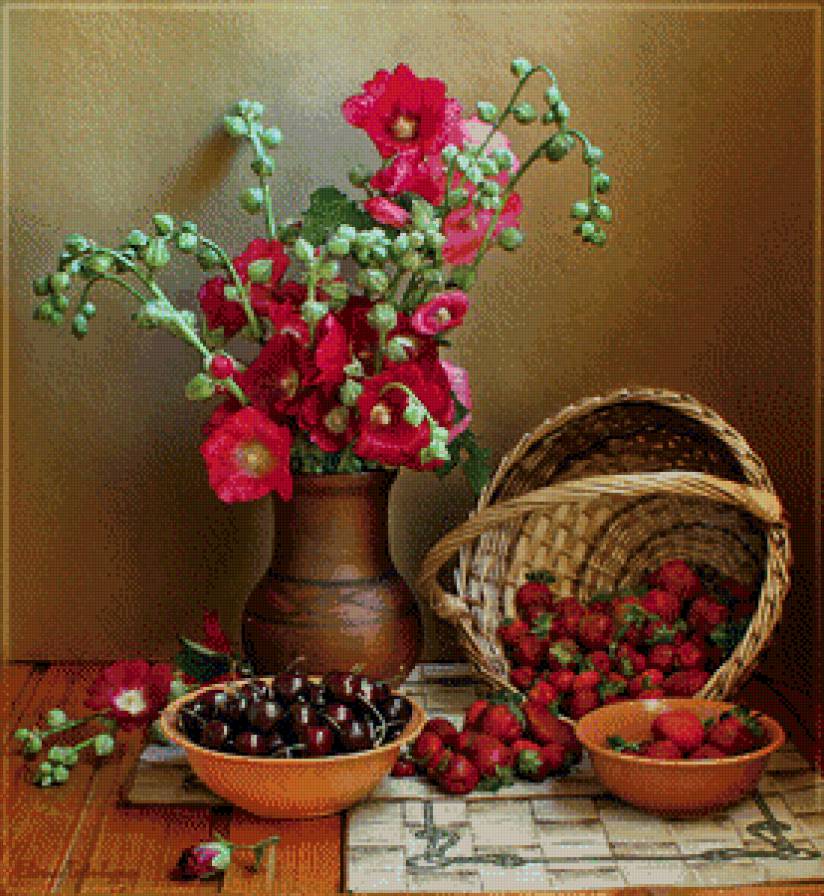 №856807 - кухня.натюрморт.фрукты.ягоды - предпросмотр