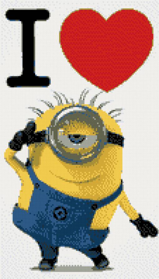 Миньон - мультик, любовь, прикол, миньон - предпросмотр