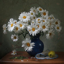 Схема вышивки «ромашки»