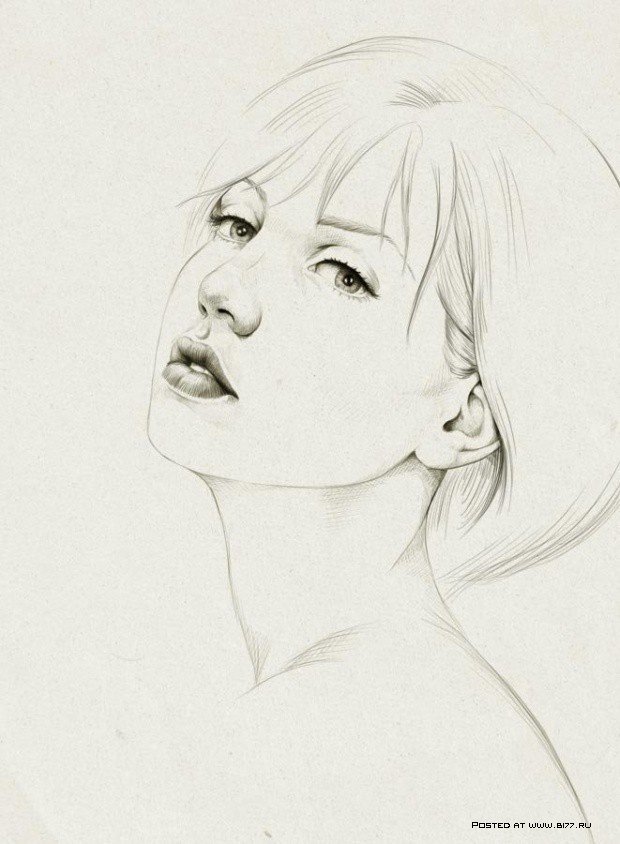 портрет - монохром, портрет - оригинал