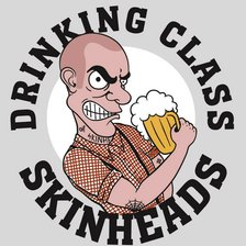 Схема вышивки «Skinheads»