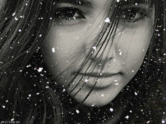 девушка - девушка черно-белое - оригинал