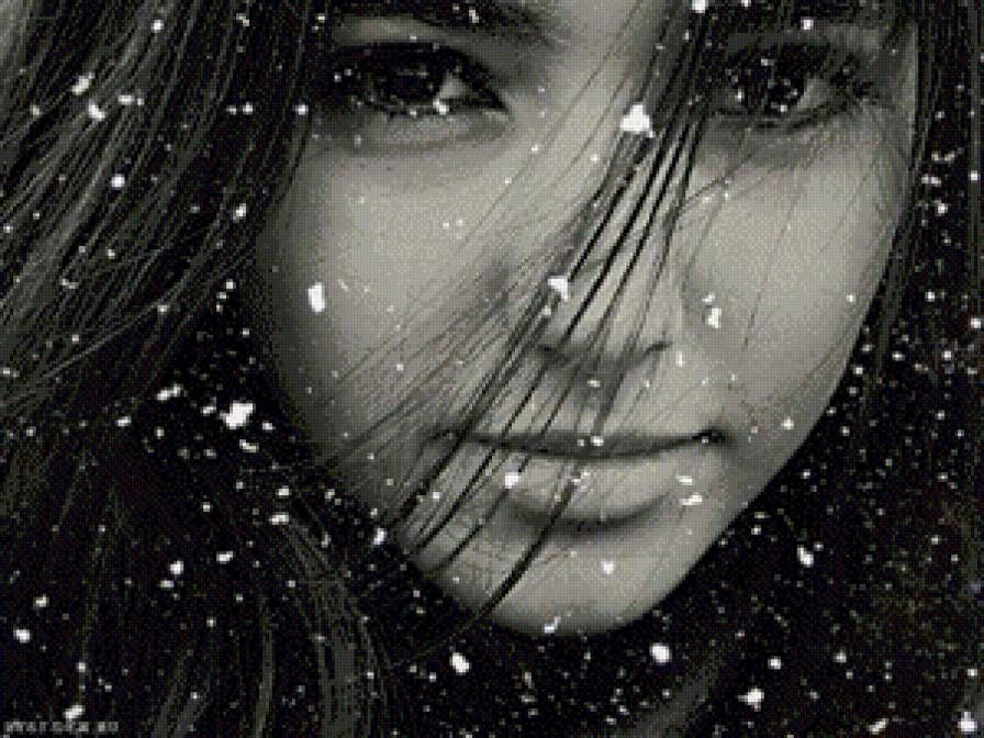 девушка - девушка черно-белое - предпросмотр