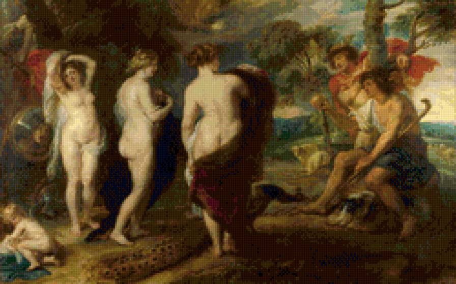 Суд Париса Рубенс - люди, картина, живопись - предпросмотр