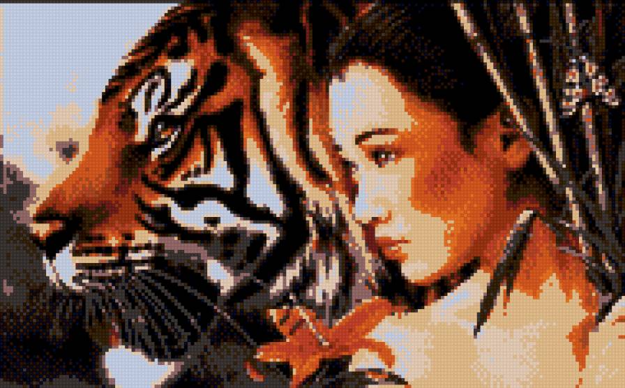 японка и тигр 2 - предпросмотр