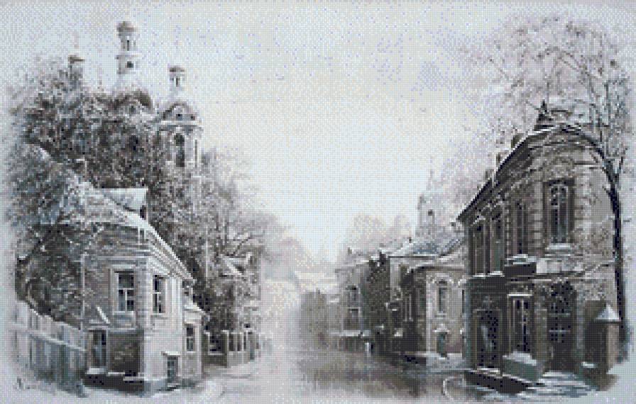 зима в городе - предпросмотр