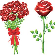 Схема вышивки «троянды»