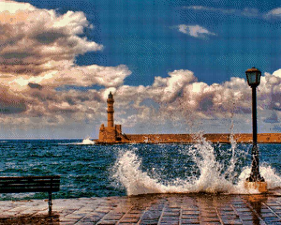 Волна - маяк, море - предпросмотр