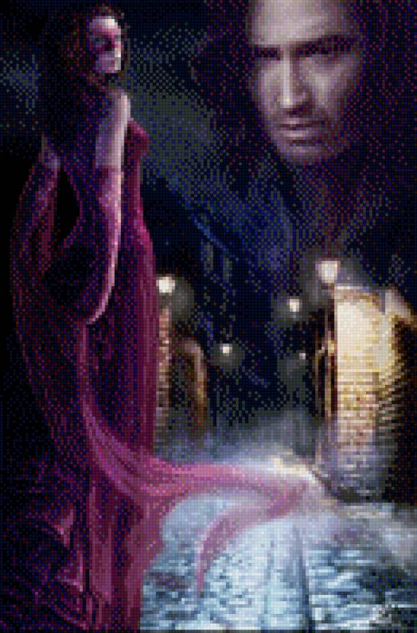 Двое - мужчина, девушка, фэнтези, женщина, хью джекман - предпросмотр