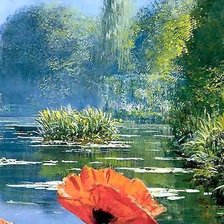 Схема вышивки «маки ч.2(ДМС)»