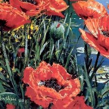 Схема вышивки «маки ч.3 (ДМС)»