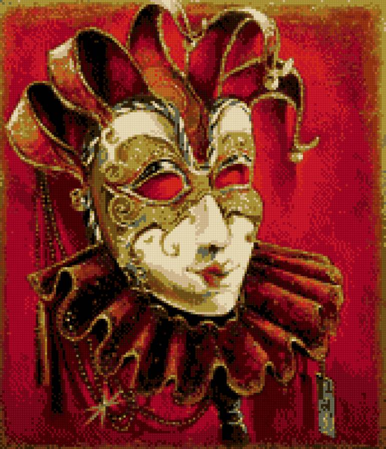 Карнавал - маска - предпросмотр