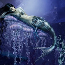 Схема вышивки «русалка 4»