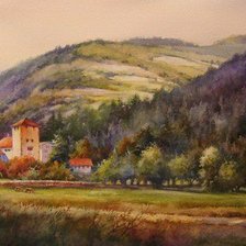 Схема вышивки «Акварели Roland Lee (Роланд Ли) №15»