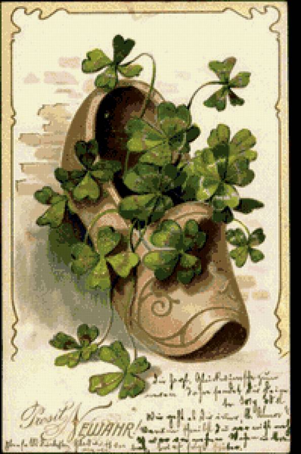 кашпо - цветы, обувь - предпросмотр