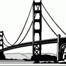 Схема вышивки «goldengate»