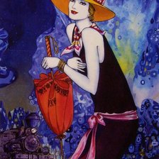 Схема вышивки «Встреча»