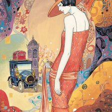 Схема вышивки «Поездка»