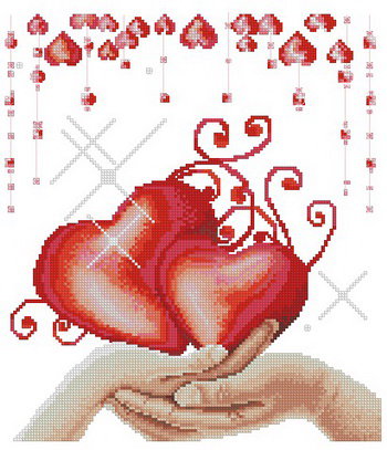 сердце в руках - сердце, любовь - оригинал