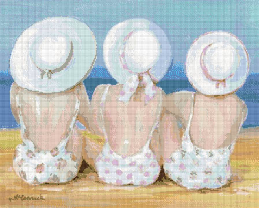 Три сестры - море шеби шик, люди - предпросмотр