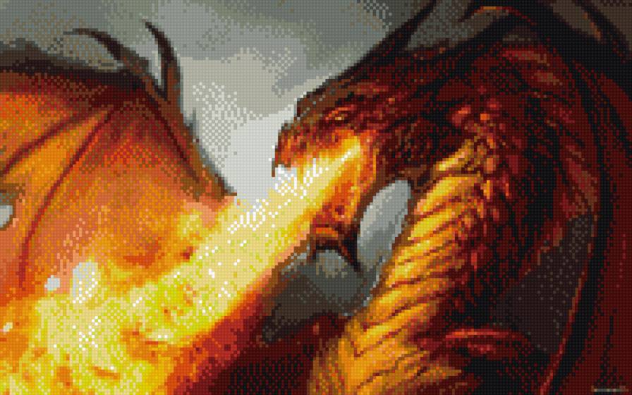 огнедышащий дракон - предпросмотр