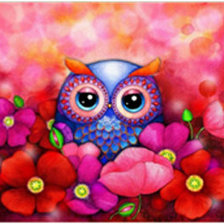 Схема вышивки «сова»