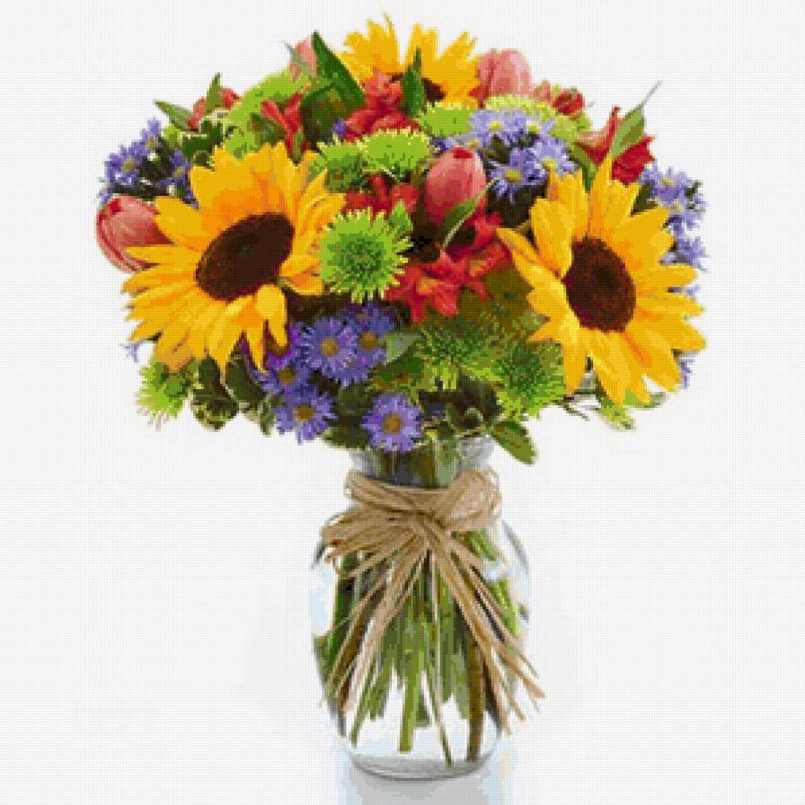 Подсолнухи - подсолнух, цветы - предпросмотр