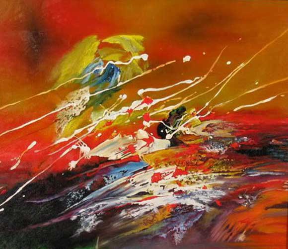 Абстракция №1 - абстракция, картины маслом - оригинал