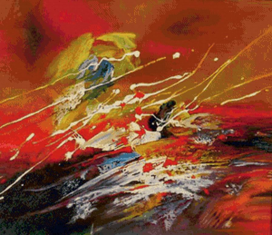 Абстракция №1 - картины маслом, абстракция - предпросмотр