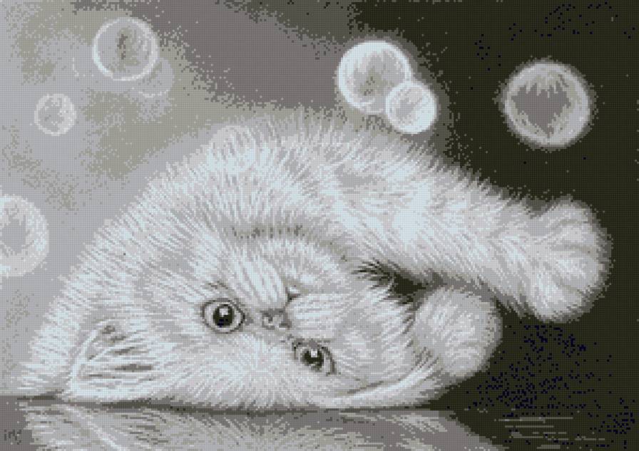 котик - кот, графика, животные - предпросмотр