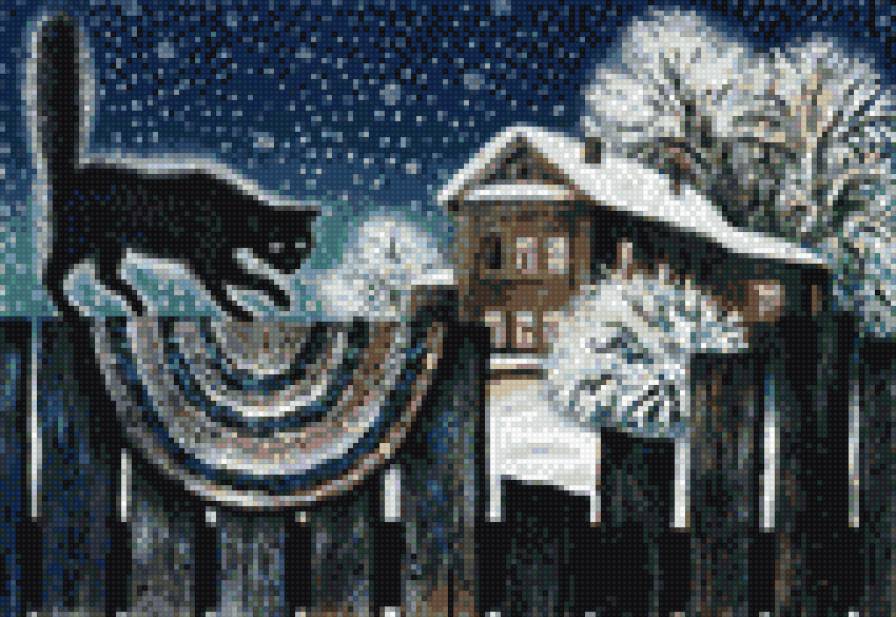 Черная кошка - предпросмотр