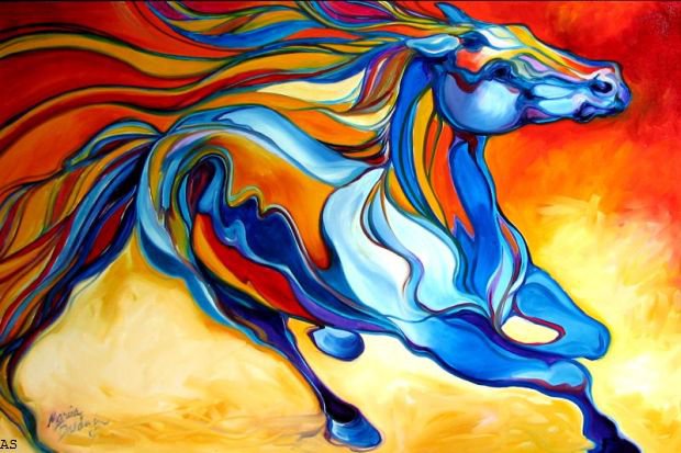 Лошадка Marcia Baldwin - лошадь, картины маслом, marcia baldwin - оригинал