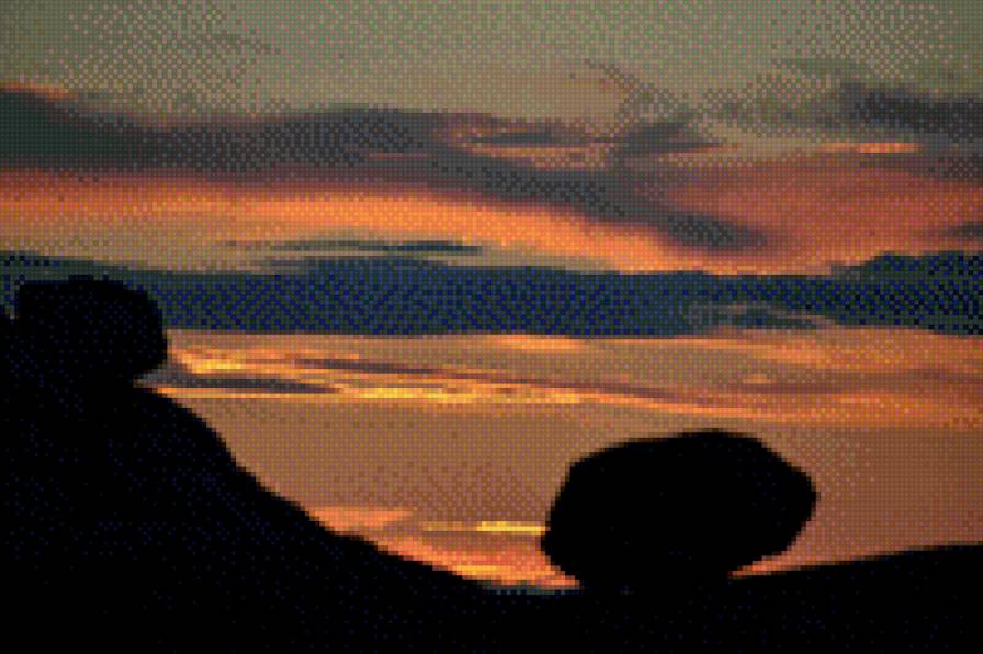 Муста-Тунтури - закат, камни, мурманск, арктика, сейды - предпросмотр