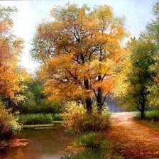 Схема вышивки «осень»