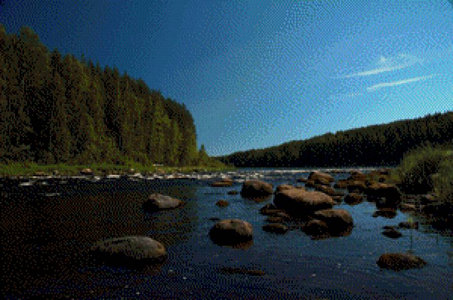 на реке - предпросмотр