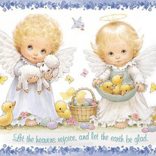 Оригинал схемы вышивки «angel» (№867234)