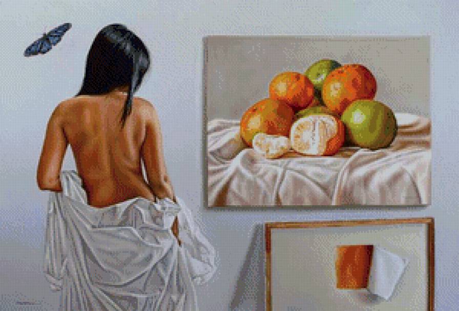 созерцание - девушка - предпросмотр