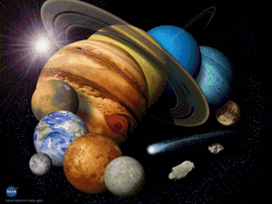 Парад планет - планета, космос - предпросмотр