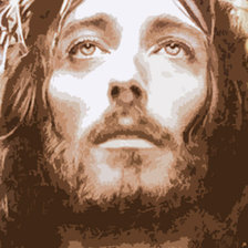 Схема вышивки «Лик Христа 3»