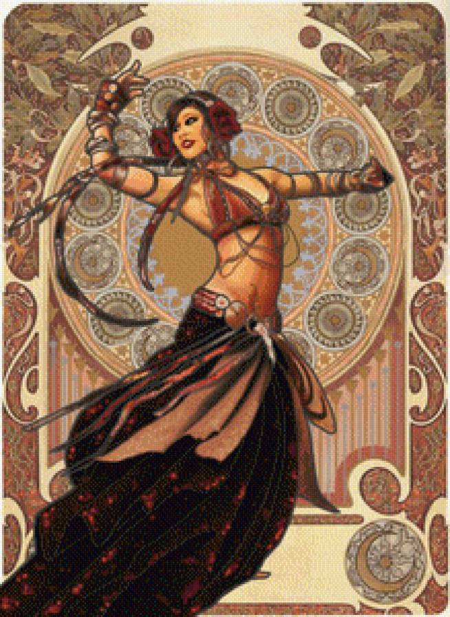 Art Nouveau Tribal - танец, рейчел брайс, танец живота, трайбл, беллиданс - предпросмотр
