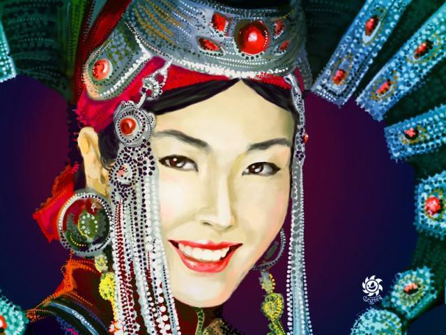 монгол хатан - ого - оригинал