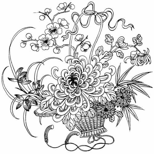 Орнамент - графика, орнамент - оригинал